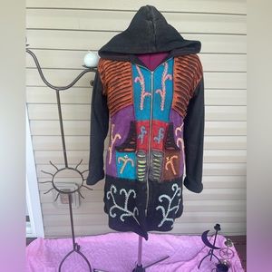 Rising International Hippie Jacket size Large